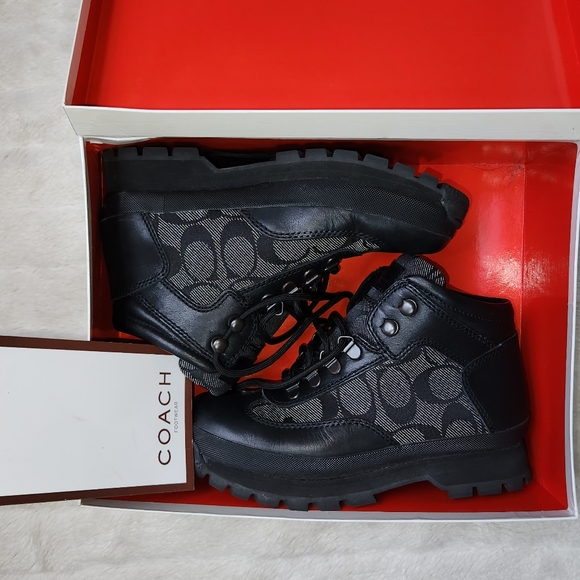 Coach Shoes - Coach Hannah Logo Ankle Boot with Classic Coach Logo